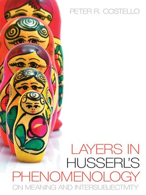 cover image of Layers in Husserl's Phenomonology